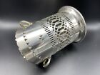 Antique Edwardian Mappin   Webb Wine Bottle Coaster Vintage English Silver Plate