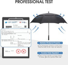 47 54 62 68 72 Inch Automatic Open Golf Umbrella Oversize Extra Large Double Can