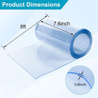 Plastic Door Strips 8    X 7 6   Vinyl Strip Curtain 0 08    Thickness   Smooth Plas