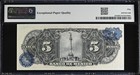 M4637d Banco De Mexico 5 Pesos 1942 P34d Pmg Au 50 Epq