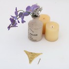Decorative Star Dust Corner For Stair Steps In Polished Brass - Choose Amount