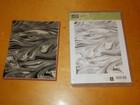 Stampin up  Marbled Clear-mount Stamp Set Vgc