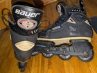 Bauer Professional In-line Hockey Roller Skates Size 9 72cm Wheels Steet Blade L