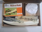 Scrimshaw Walrus Tusk Milton Bradley Kit Make   Display Reproduction Eskimo Art