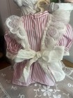 American Girl Samantha Birthday Dress Pinafore Pleasant Company 1996 Retire