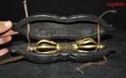 Tibet Buddhism Temple Bronze Old Wood Vajra Dorje Phurpa Exorcism Talisman A Set