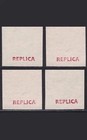 Canadian Province 1851 New Brunswick Set Mnh Reproduction Stamp Sv