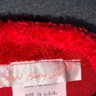 Sweet Baby Jess Red Faux Fur Holiday Dress And Hat Set 6 Months Vintage Usa Made