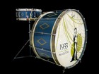 1933 Ludwig  Hi-luster Blue Outfit Vintage Drum Kit   14x28 - 5x14