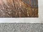 Original Joshua Rome Woodblock Print  ashikari   rice Harvest    36 100  1983