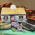 Scottish Cottage Turf Peat Incense Burner Scotland Croft Celtic Gift