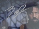 Michael B  Jordan Signed Autographed Black Panther 11x14 Photo Bas Coa
