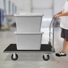 997 9kg 2200lbs Platform Truck Cart Push Cart  Heavy Duty Moving Hand Trolley