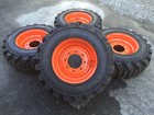 New Heavy Duty 12-16 5 Beefy Baby Skid Steer Tires rims For Bobcat-12ply-12x16 5