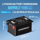 24v 105ah Lithium Battery Conversion Kit For Genie Gs-2630 Gs-2632 Gs2642 Gs2646