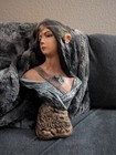 Classical Statuette Large Antique Art Nouveau Bust Of Mignon 1831 French Statue