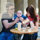 Stackable Formula Dispenser Portable  Milk Powder Container To Go