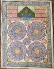 Rare Ottoman Islamic Handwritten Calligraphy Panel With Quran Verses  Signed 