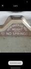 Vintage Coin Operated 5 Cent Watling Weight Scale No Springs Coin Scales Works
