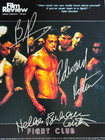 Fight Club Signed Movie Poster 11x17 With Coa - Authentic Memorabilia