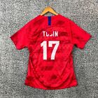 Nike Usa National Team Soccer Jersey Men Large Red 2019 2020 Away Tobin Heath 17