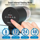 Juzpetz Automatic Fish Feeder For Aquarium  4 Timer Auto Fish Feeder Dispenser