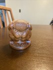 Hand Carved Wood Buddha Figurine 3    Yogi Man Sculpture Sacred Weeping Statue Vtg