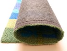 Jellybean Colorful Swimers Accent  Rug 20x30 Washable Indoor Outdoor