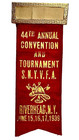 1939 Southern Ny Vol Fireman Assoc 44th Annual Convention Ribbon Riverhead