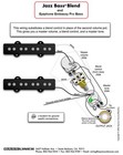 Fender Jazz Bass Wiring Upgrade With Pickup Balance blend Control   Mallory Cap 