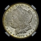 1878-cc Morgan Silver Dollar     Ngc Ms-61      1 Uncirculated Coin Unc    trusted   