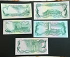 Libya 1980 1981 Full Set Unc P42a 43b 44a 45a 46a