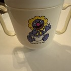 Vintage Sesame Street Baby Grover Juice Sippy Cup 1984 Tommee Tippee New