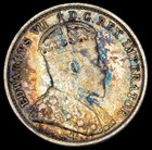 Canada 1908 5 Cents  small 8 