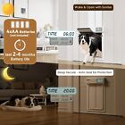 Automatic Dog Door For Exterior Door With Manual timer Modes  3-flap Medium Elec