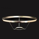 Aladdin Nickel Plated 10  Under Burner Shade Ring For Glass Shades