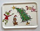 How The Grinch Stole Christmas Whoville Holiday Christmas Serving Tray Plastic