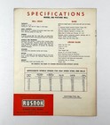 Rusnok Fixture Mill Model 850 Pamphlet Sales Brochure Rusnok Tool Works