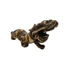 Antique Chinese Hand-carved Stone Dragon Pillow Statue