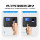Time Clock Biometric Clock 100000 Records Employee Attendance Machine