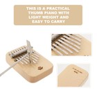  Thumb Portable Music Instrument Child Beginner Kalimba Mini Piano