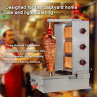 Shawarma Propane Gyro Machine Gas Kebab Doner Automatic Vertical Broiler With   