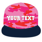 Personalized Embroidered Baseball Hat Snapback Cap Camo Custom Text Logo W005