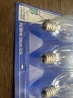 Ge 25w Candelabra Base Crystal Clear Light Bulbs Lot Of 12 16045 Bent Tip