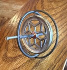 Vintage Star Shape Mid Century Metal Gyroscope Spinning Top Classic Toy   4   