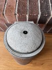 Vtg Round Lift Out Floor Safe No Key Parts Or Repair