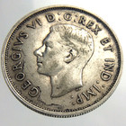 1939 Canada 50 Cents Half Dollar Km  36 Circulated Coin Silver W379