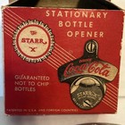 Vintage  Star X Coca Cola Metal Bottle Opener  Old Stock With Box Free Shipping 