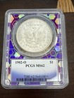 1902-o Morgan Silver Dollar Pcgs Ms62 Trader Bea Purple Core New Orleans