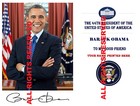 President Barack Obama Autograph Auto Signed With  Your Name Printed 8  X 10